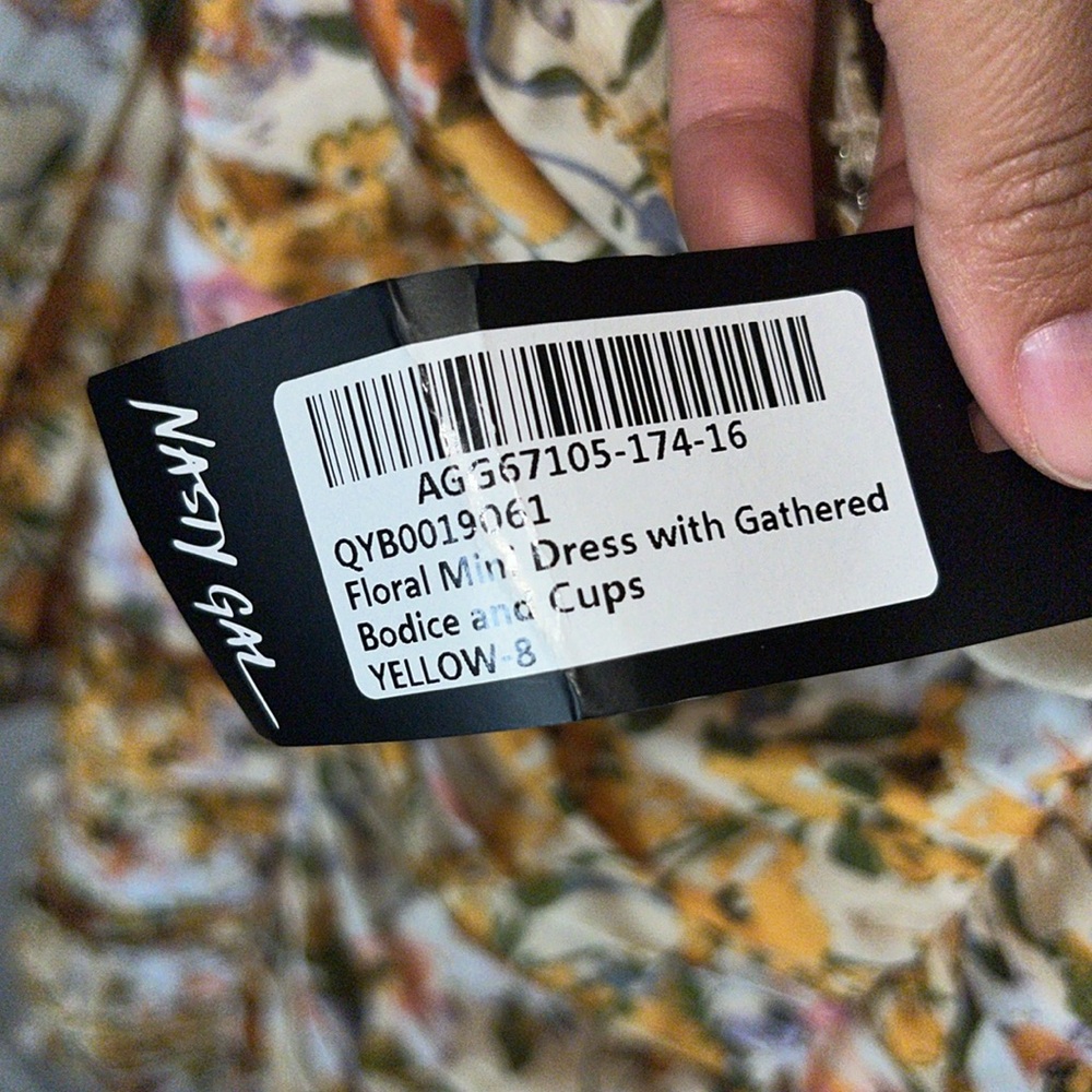 NASTY GAL FLORAL MINI DRESS - Picture 4 of 5